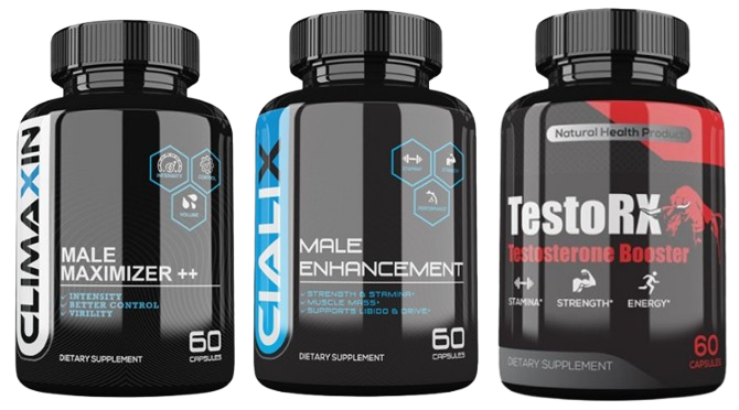Cialix + TestoRX + Climaxin 3 Combo Pack